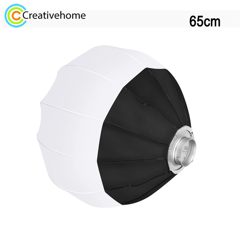 Photography Lighting With Flash - Puluz 65cm faltbare Laterne Softbox sphärische