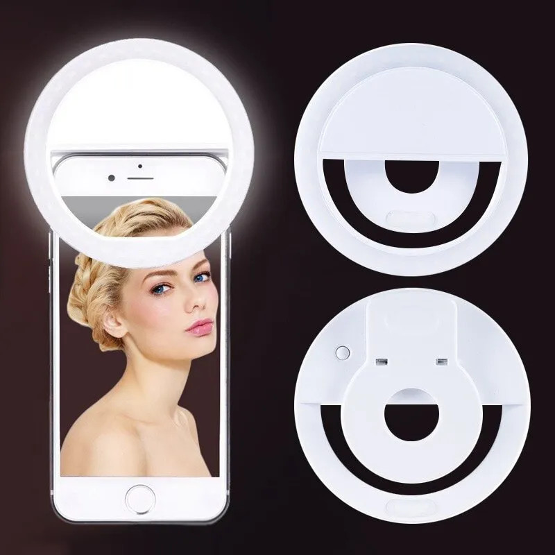 Photography Lighting Overhead - USB wiederauf ladbare LED Selfie Ring