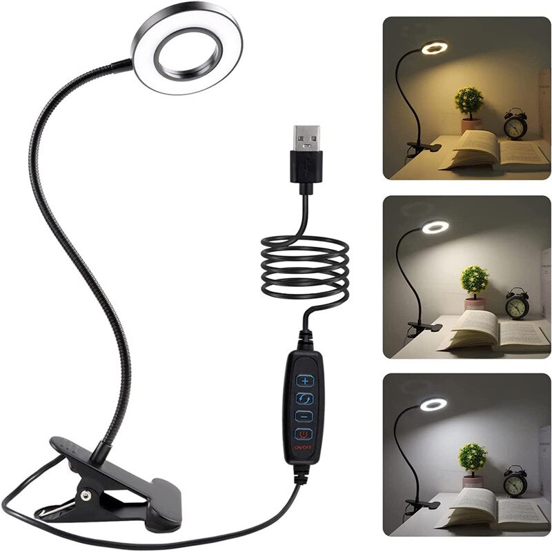 Photography Lighting Book - 48 leds Schreibtisch lampe Clip USB-Buch