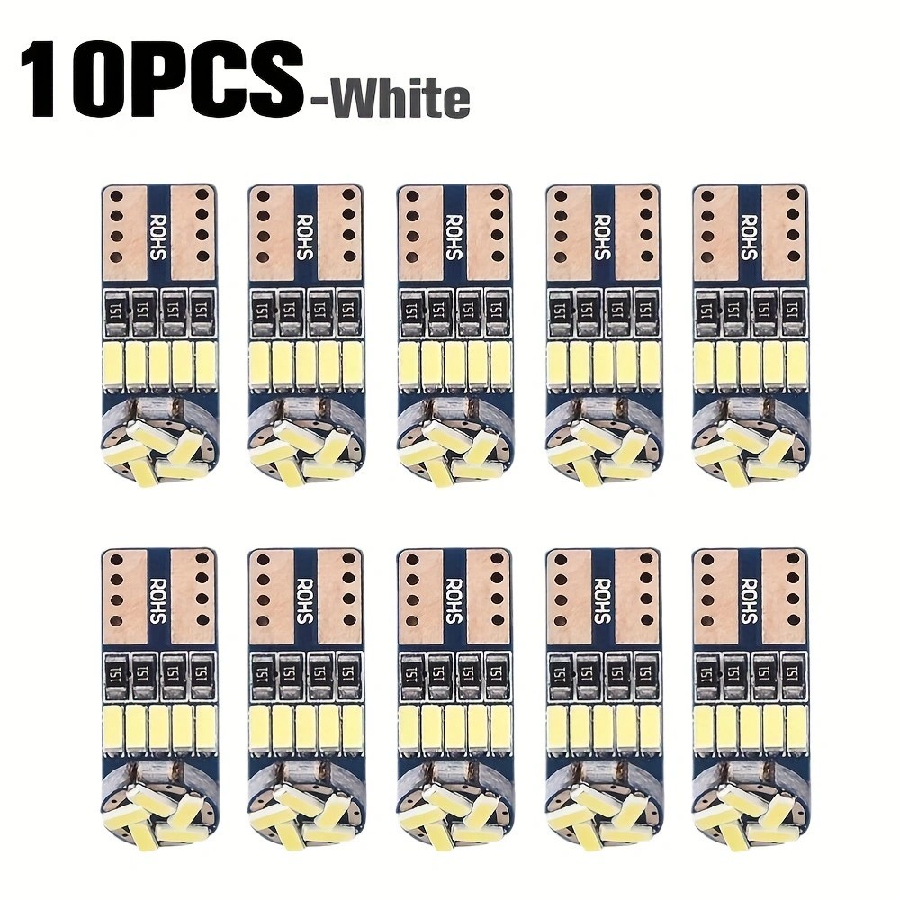 Interior Photography Lighting - 10 Stück Auto-LED-Licht T10 4014 15SMD