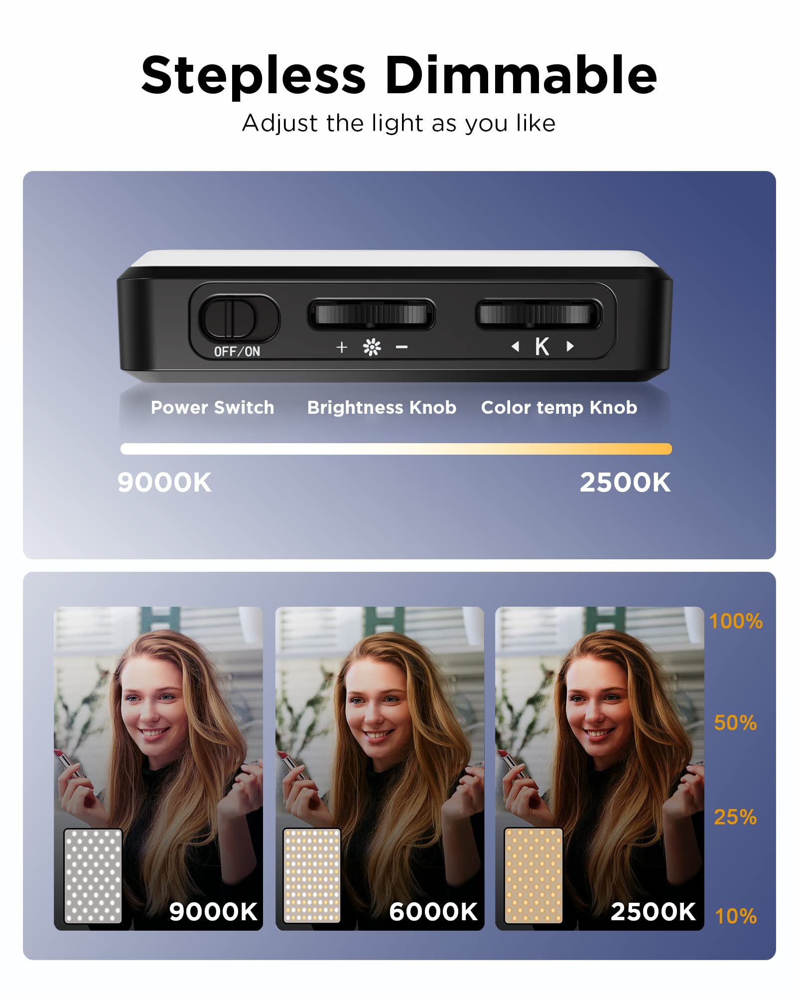LED-Selfie-Licht, 3000 mAh, 12 – Photography Lighting Overhead Bewertung und Preis