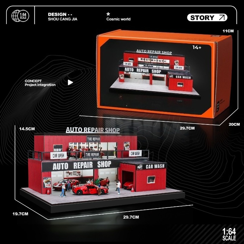 1:64 Mehrstöckige Container-Ga – Photography Lighting Simulator Free Bewertung und Preis