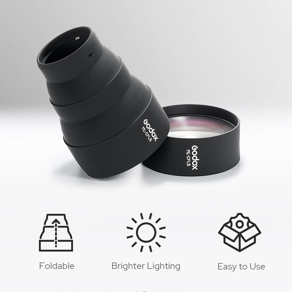 Godox ML-CFL5 Zusammenklappbar – Fresnel Lens Attachment Bewertung und Preis