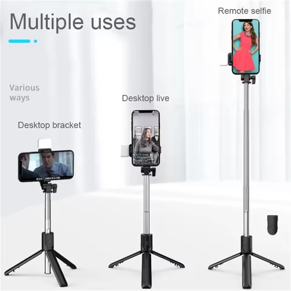 Kabelloses Bluetooth-Selfie-St – Photography Video Lighting Kit With Adjustable Tripod Stand Bewertung und Preis