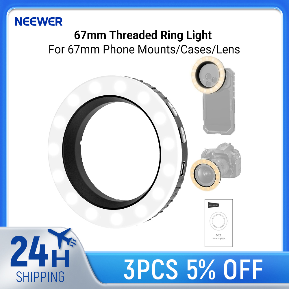 NEEWER Basics 67mm Ringlicht m – Photography Lighting Overhead Bewertung und Preis