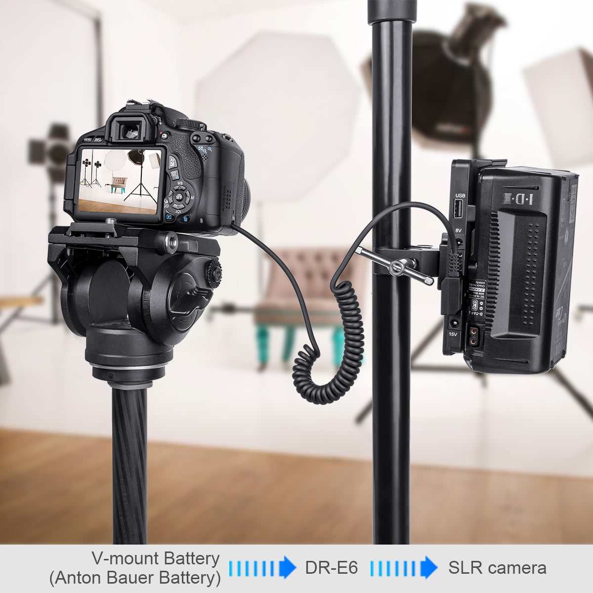 FOMITO LPE6 DR-E6 Dummy-Akku z – V Mount Battery Bewertung und Preis