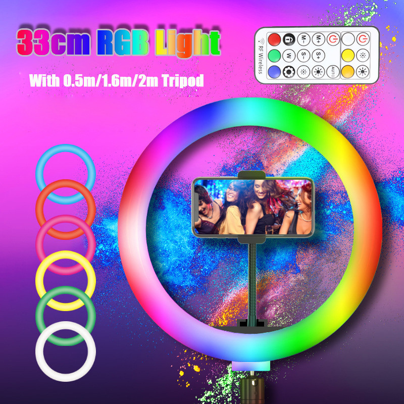 13 Zoll RGB LED Selfie Ringlic – Photography Lighting Overhead Bewertung und Preis