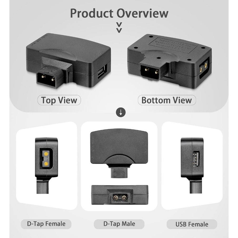 11V-17V D-Tap zu USB-Adapter 5 – V Mount Battery Bewertung und Preis
