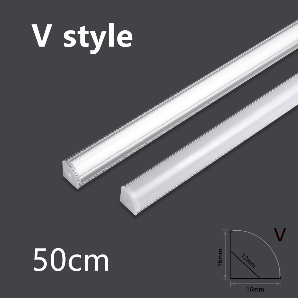 LED 50 cm Aluminiumkanal für L – Diffusion Material Roll Bewertung und Preis