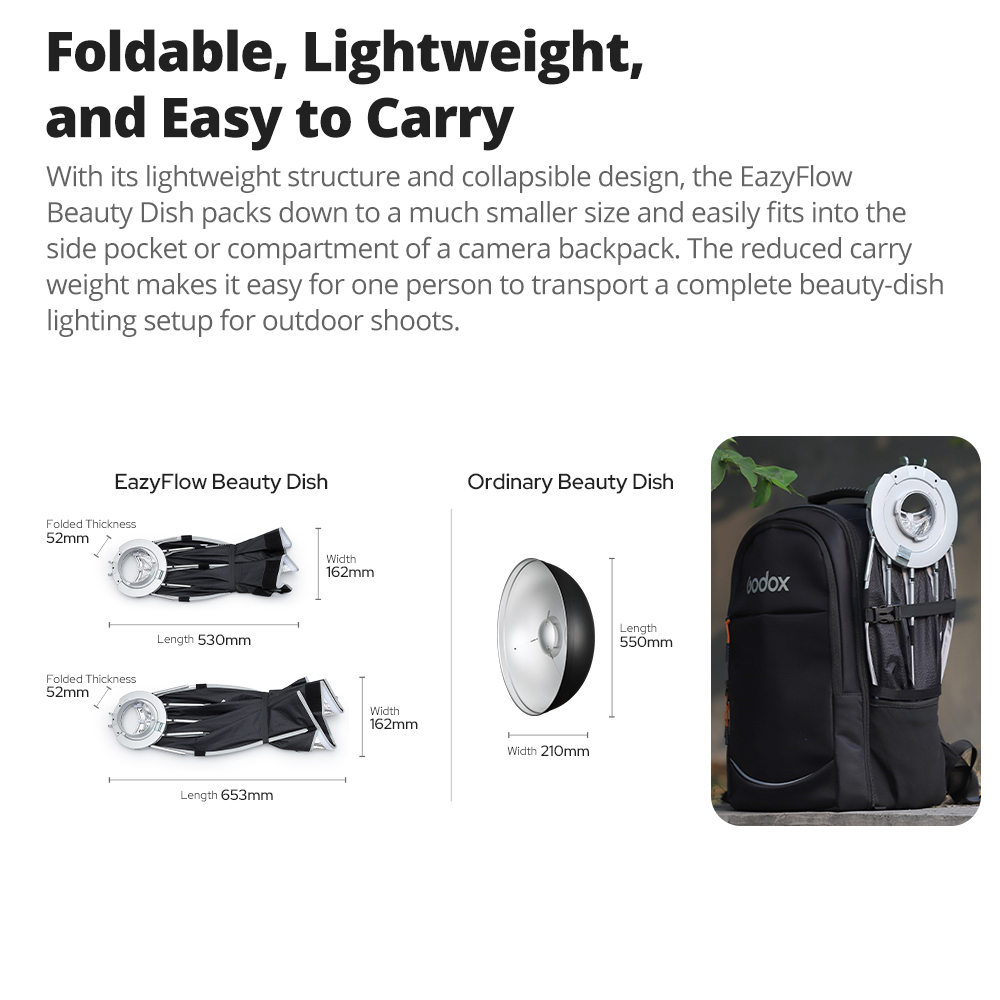 Neue Godox EazyFlow Beauty Dis – Photography Lighting With Flash Bewertung und Preis